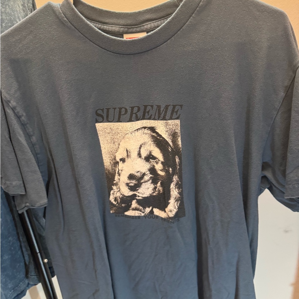 Supreme remember your friends Blue Graphic Tee